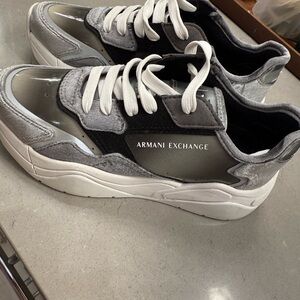 Armani Exchange Gray Sneakers